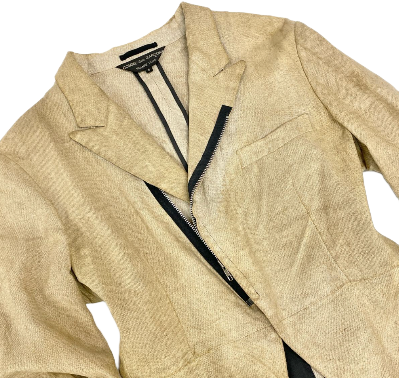 Comme des Garcons Homme Plus AD2002 Linen Rider Jacket