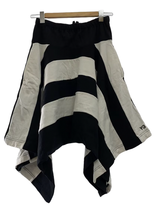Y3 Stripe Asymmetrical Flared Sarouel Pants