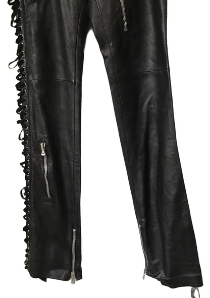 Dolce & Gabbana Leather Cargo Bondage Pants BNWT