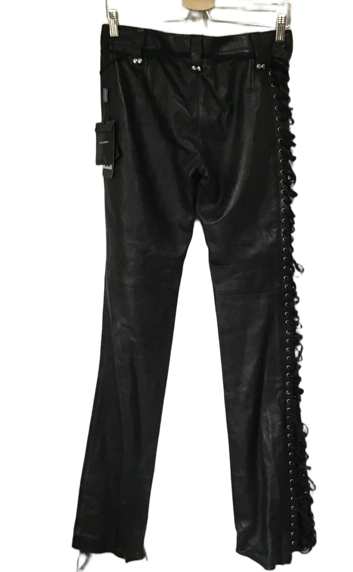 Dolce & Gabbana Leather Cargo Bondage Pants BNWT