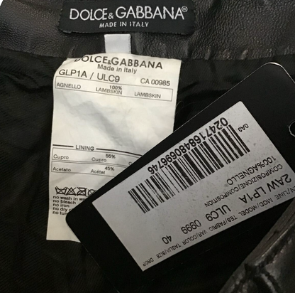 Dolce & Gabbana Leather Cargo Bondage Pants BNWT