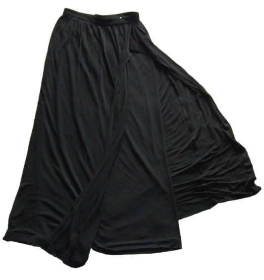 Comme des garcons black slit Kei Ninomiya noir kei silk skirt