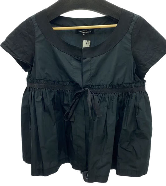 Tricot Comme Des Garcons SS Scoop Neck Open Tie Blouse