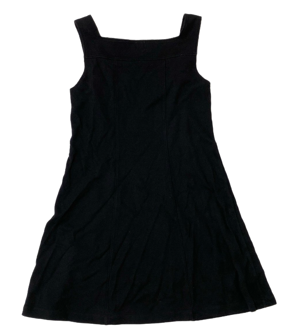 Courreges Logo Square Neck Tunic Mini Sless Dress