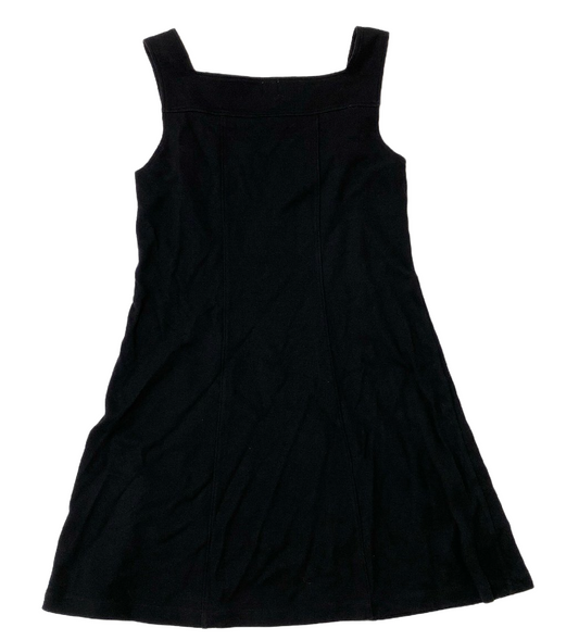 Courreges Logo Square Neck Tunic Mini Sless Dress