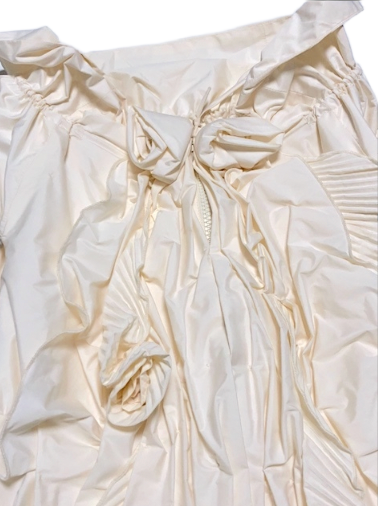 Ermanno Scervino Ruffled Gathered Vest Sz 40