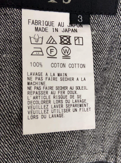 Y's Yohji Yamamato Sarouel Denim Assymetrical Button Pants Sz 3