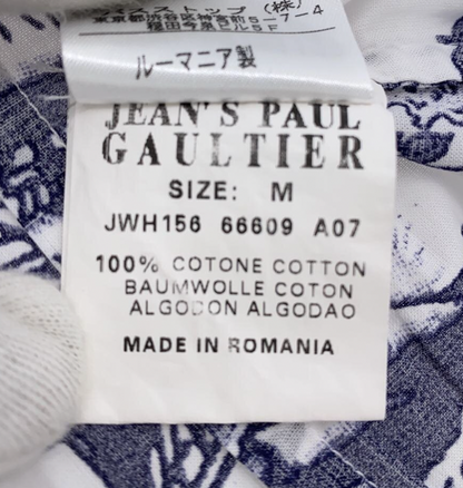 Jean Paul Gaultier BNWT Tattoo Motif Button Down SS Shirt