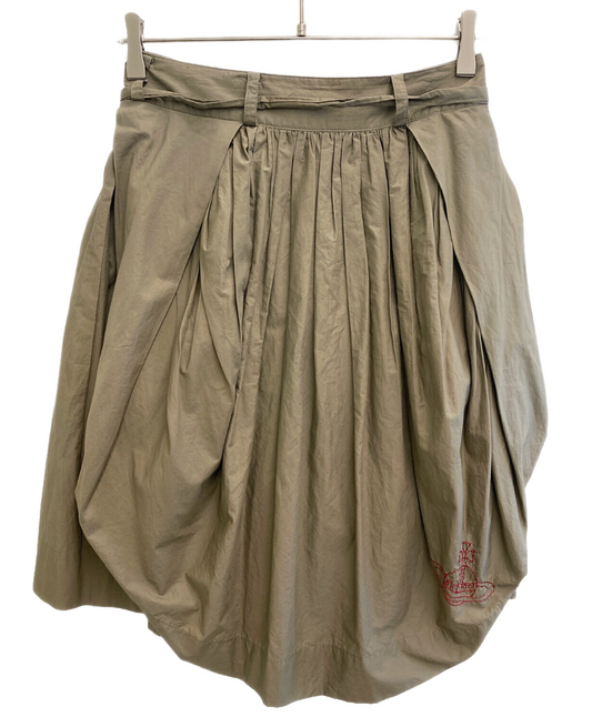 Vivienne Westwood Red Label Balloon Gathered Brown Skirt Size 1