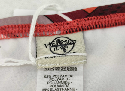 Hermes BNWT Chain Print High Waist Swim Bottoms Sz 38
