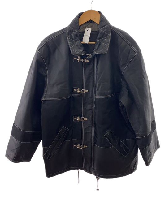 Valentino Leather Nylon Jacket Parka