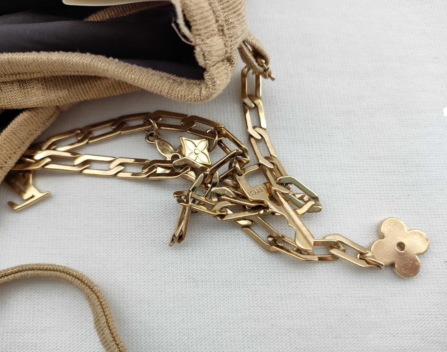 Louis Vuitton Gold S/S 2006 Bikini with Gold Charm Belt