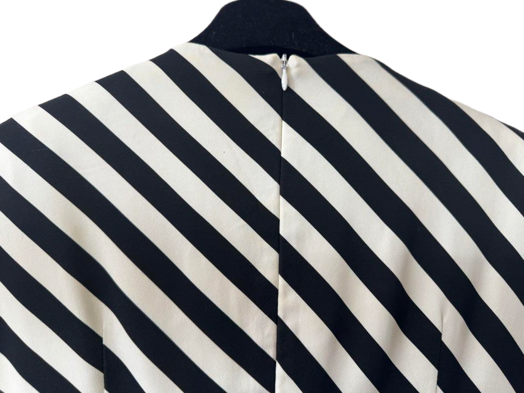 Dries Van Noten Striped Sless Strong Shoulder Top