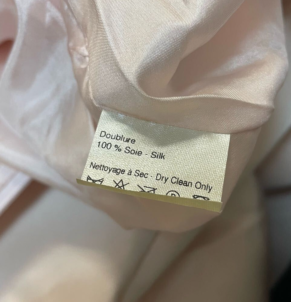 Lanvin 100% Silk SS Cowl Neck Midi Dress