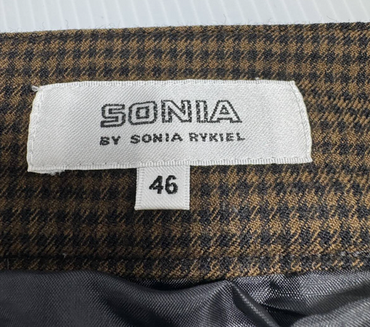 Sonia Rykiel Checkered Pocket Wool Cargo Pants