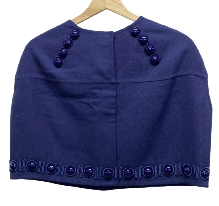 Marc Jacobs Cap SS Vest Navy Sz 2