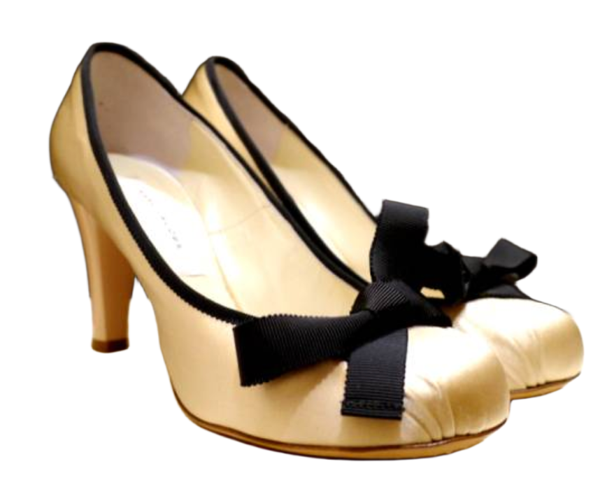 Marc Jacobs Satin Ribbon Ballet Heels Sz 36.5