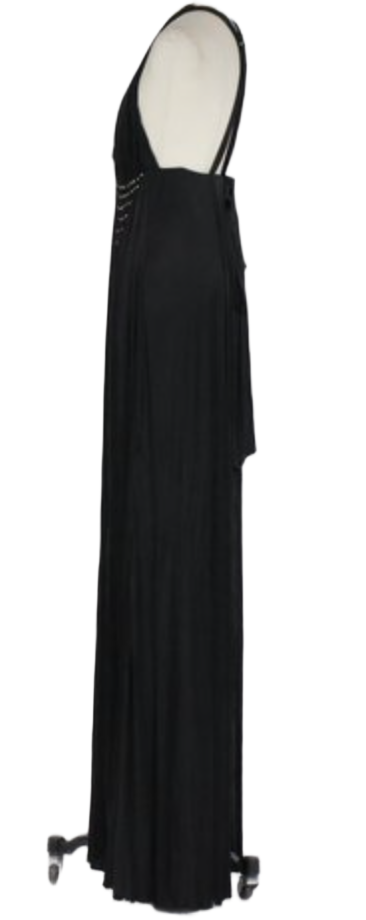 Bottega Veneta Plunge Neckline Halterneck Maxi Dress