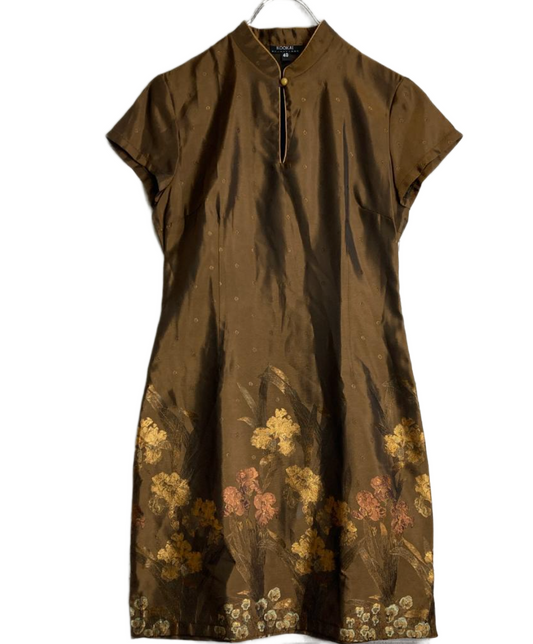 Kookai Floral Hem Chinese SS Dress Made in France