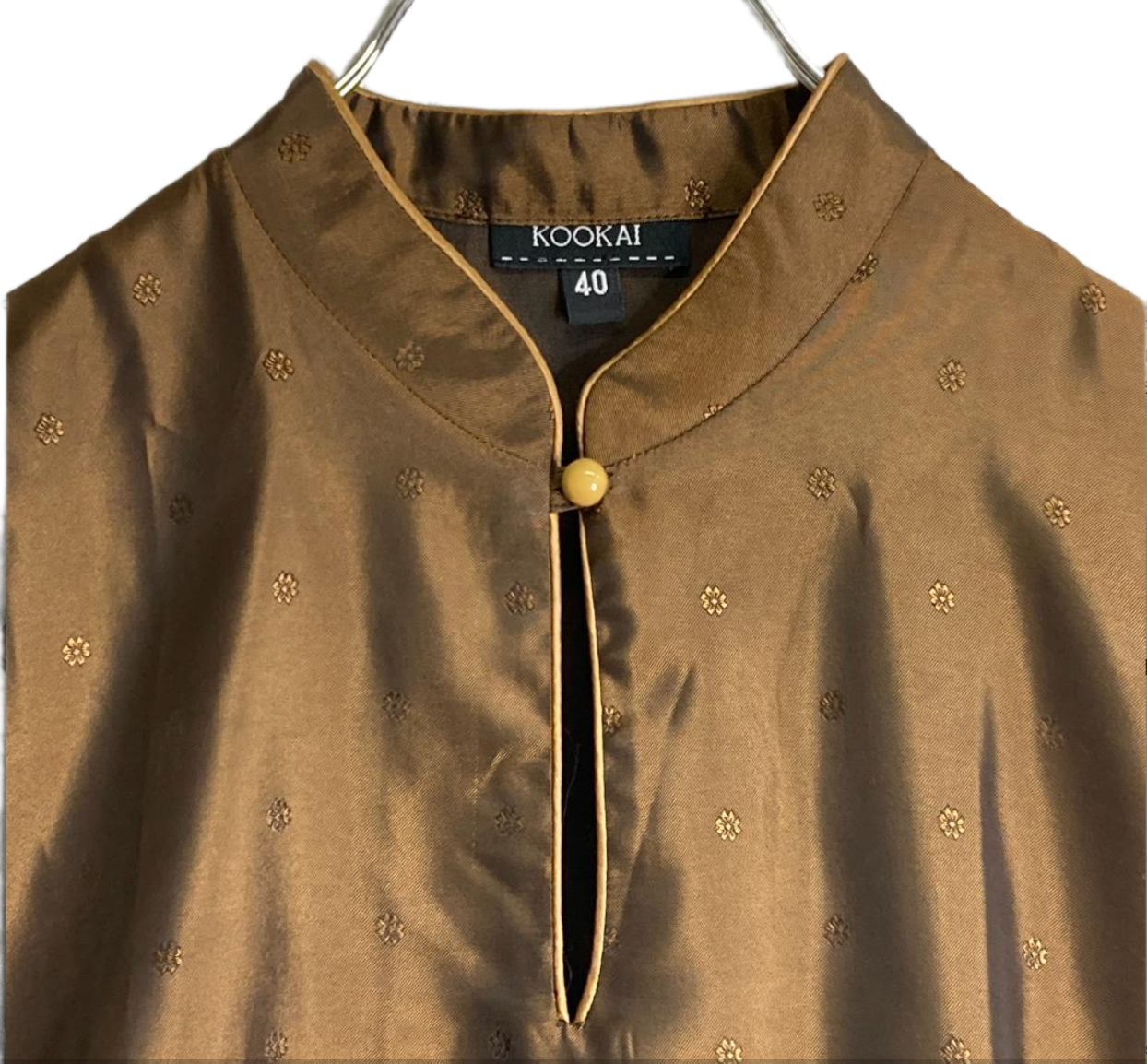Kookai Floral Hem Chinese SS Dress Made in France