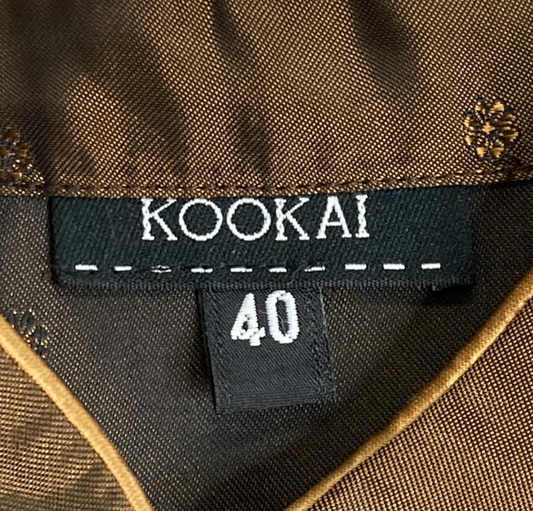 Kookai Floral Hem Chinese SS Dress Made in France