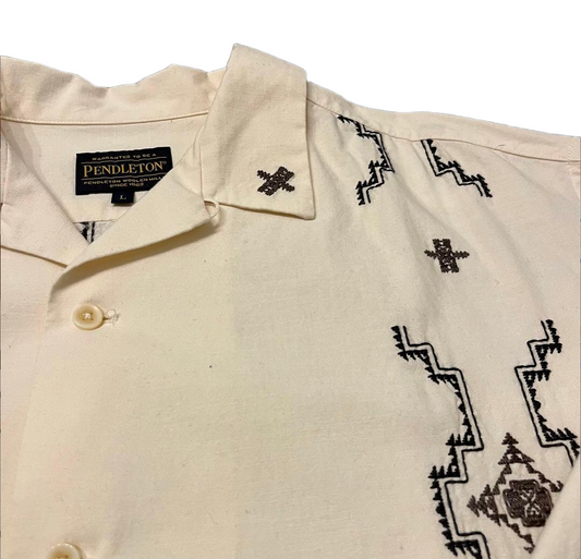 Pendleton LS Collar Shirt w Embroidery Mens