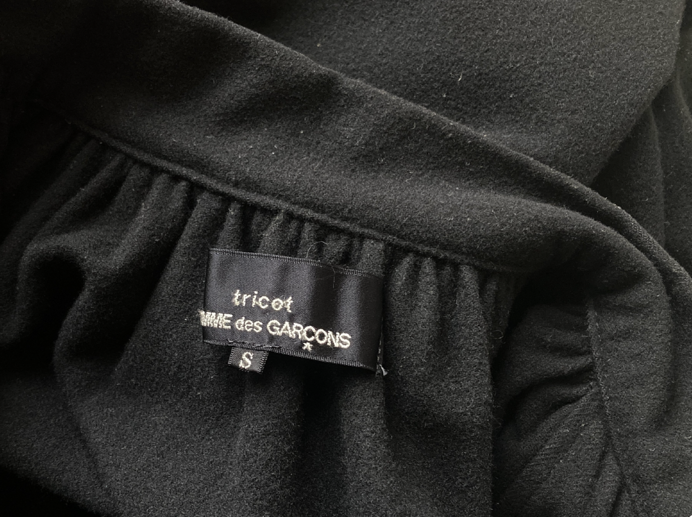 Tricot Comme des Garcons Tiered Wool Jacket AD2010