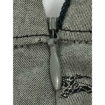 Burberry London Logo Print Midi A Line Skirt