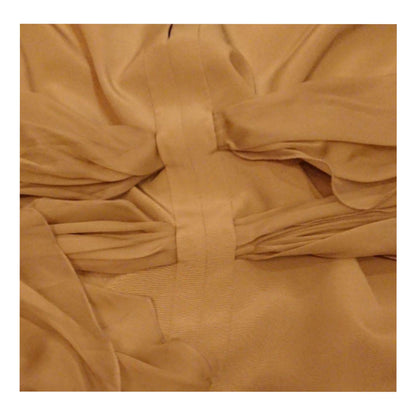 Valentino Boat Neck Keyhole Silk Double Bow Drape Top