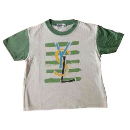 Yves Saint Laurent YSL Logo Baby Crop Tee