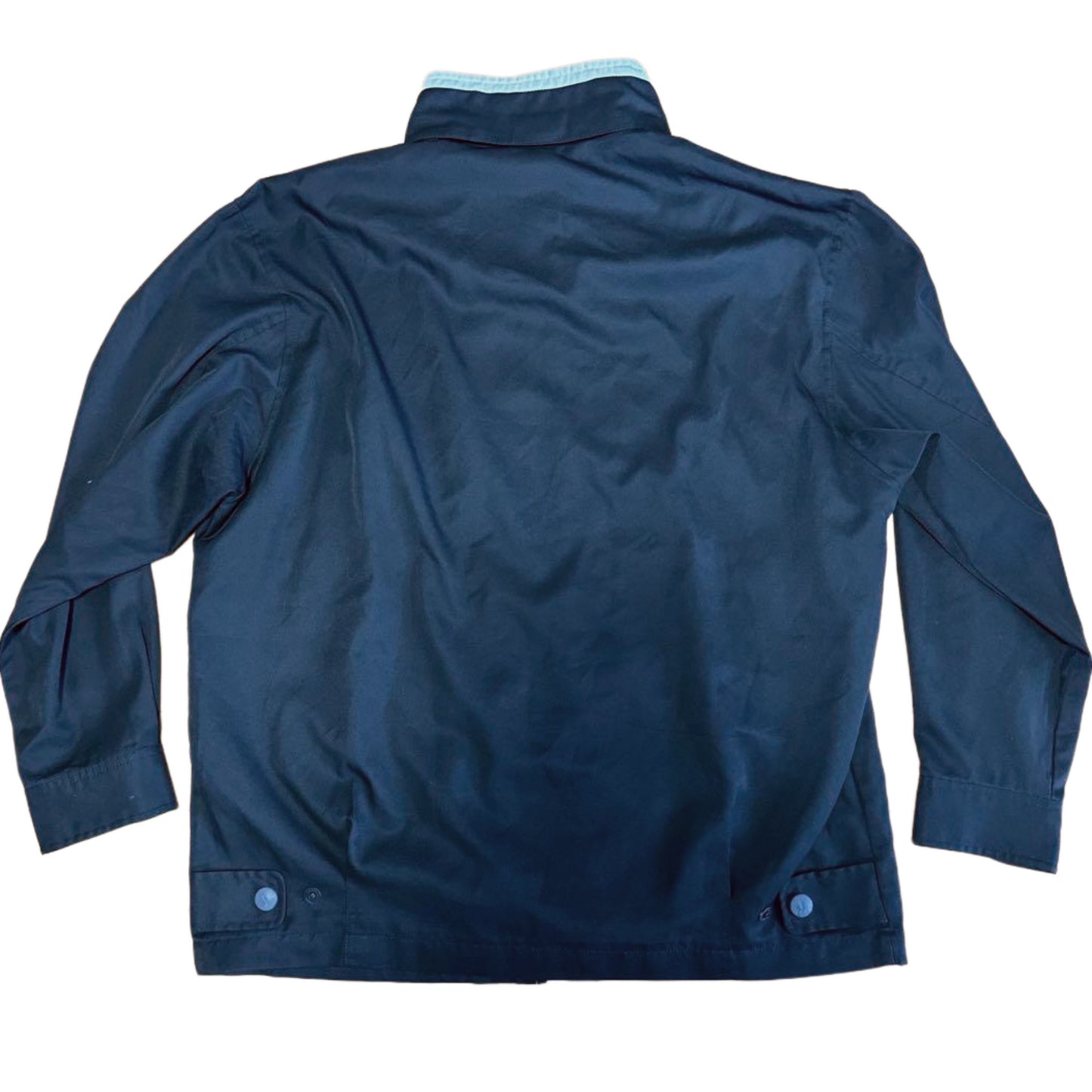 Yves Saint Laurent Homme Anorak Logo Navy Jacket