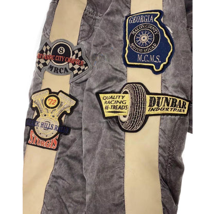 Avirex Motorcycle Varsity Jacket w Badges