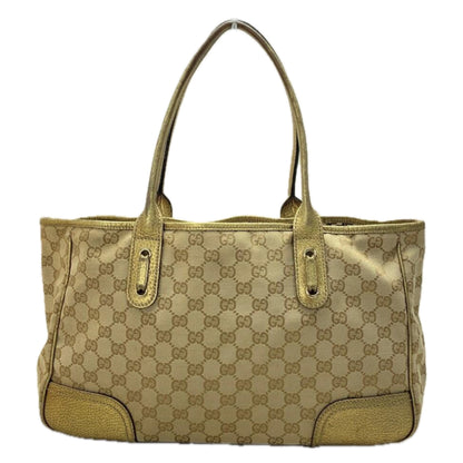 Gucci Monogram Canvas Double Handle Handbag