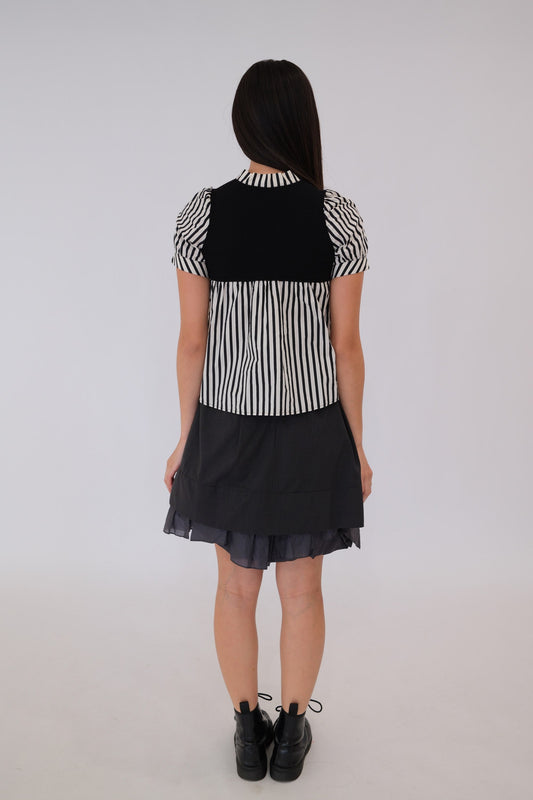 Celine Layered Grey Tutu Circle Skirt