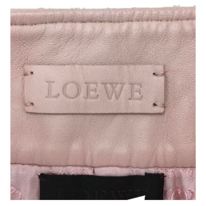 Loewe Leather A Line Skirt