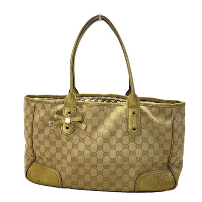 Gucci Monogram Canvas Double Handle Handbag