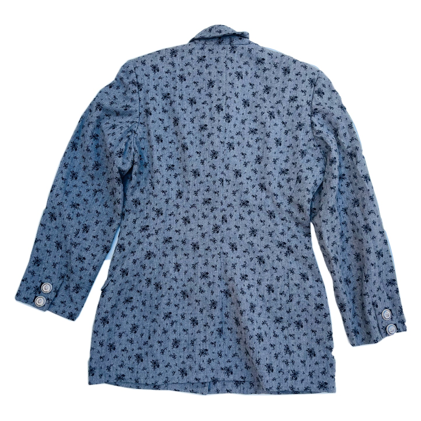 Versace Floral Medusa Button Blazer