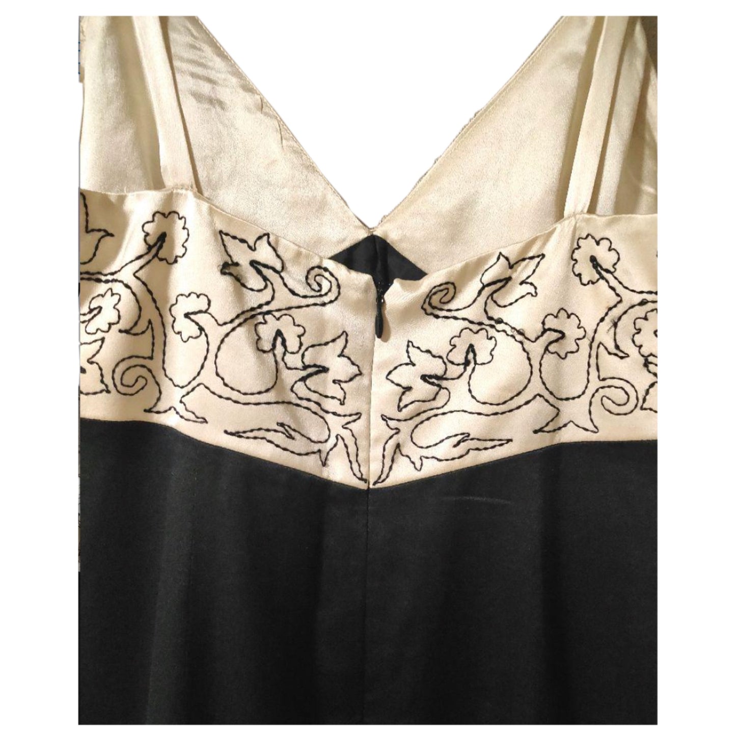 Fendi Silk Embroidered Bralette Slip Midi Dress
