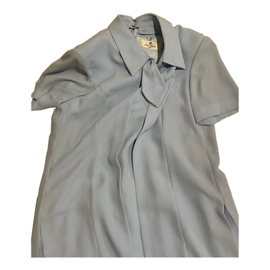 Courreges SS Shift Faux Tie Midi Dress