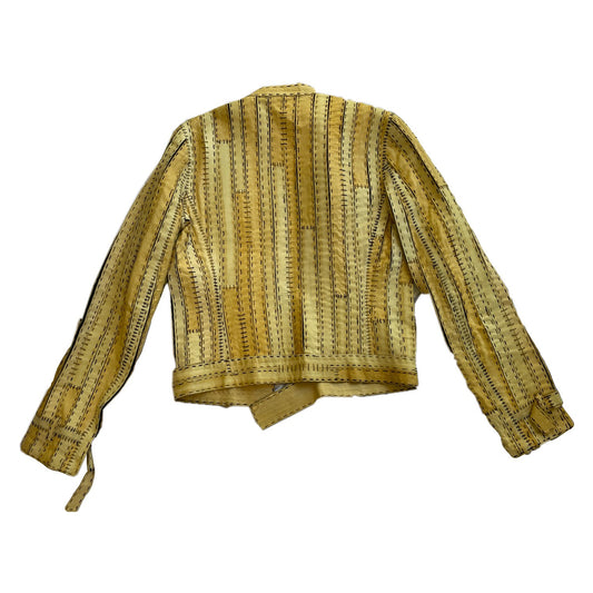Fendi Leather Patch Motor Jacket