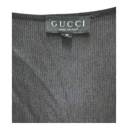 Gucci Rayon Metal Logo LS Cardigan