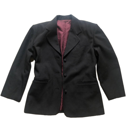 Jean Paul Gaultier Femme Charcoal Wool Blazer