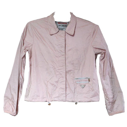 Prada Nylon Pocket Logo Zip Harrington Anorak Jacket