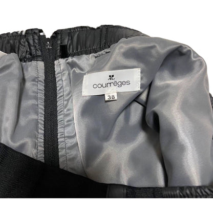 Courreges Mini Nylon Puffer Quilted Skirt