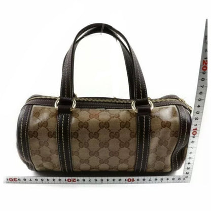 Gucci Monogram Coated Canvas Mini Papillon Purse