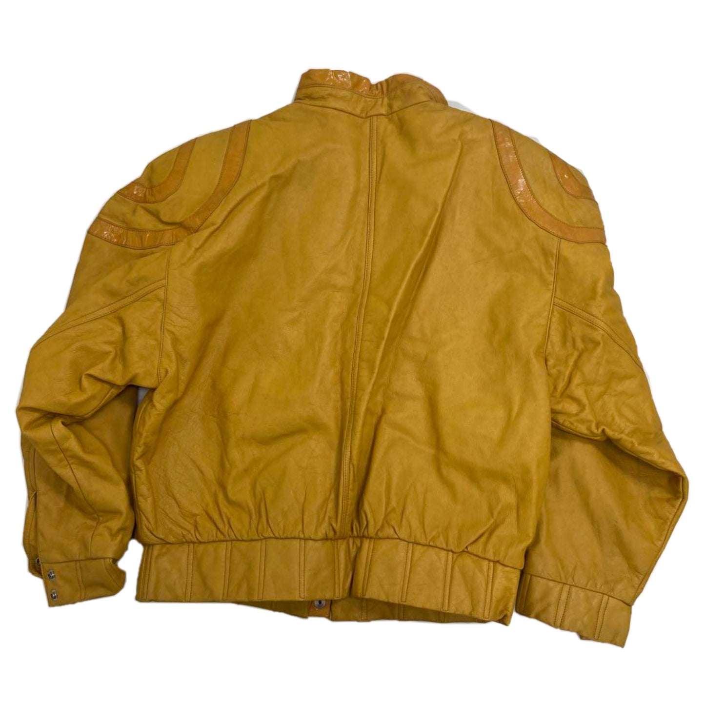 Courreges Leather Bomber Jacket