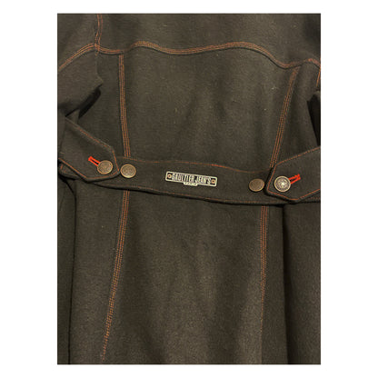 Jean Paul Gaultier Maxi Military Fur Button Coat