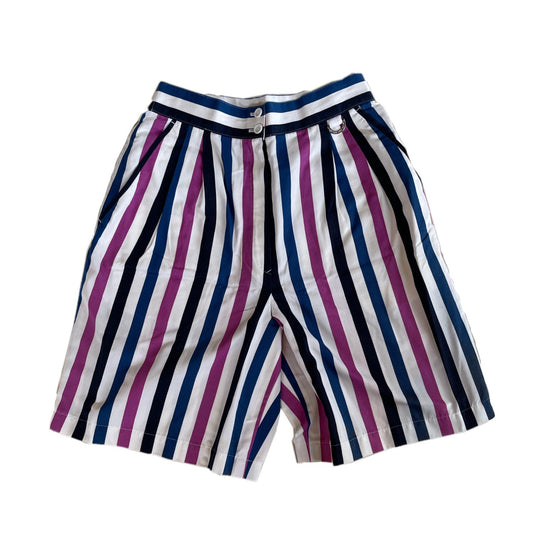 Christian Dior Sports Vertical Stripe Bermuda Shorts