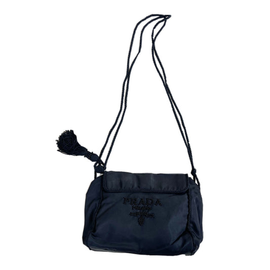 Prada Nylon Beaded Logo Rope Mini Crossbody Bag