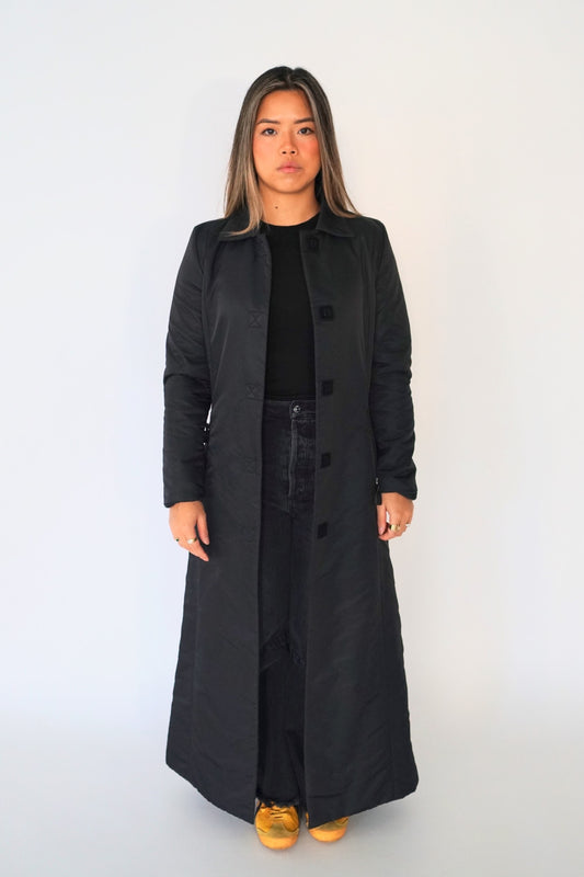 Fendi Nylon Puffer Maxi LS Coat